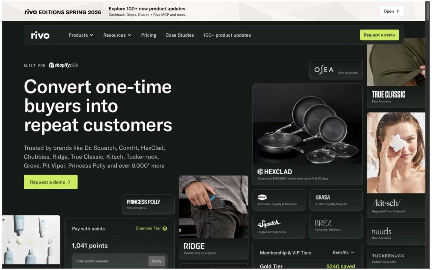 Rivo website screenshot